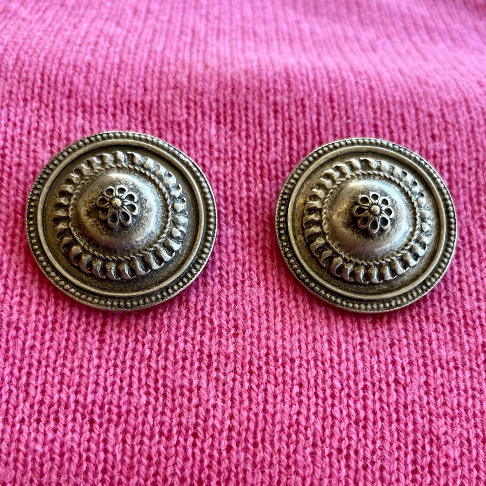 Ben-Amun Vintage Silver tone Earrings